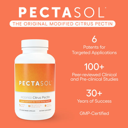EcoNugenics PectaSol Modified Citrus Pectin – 90 Capsules for Immune & Total-Body Health