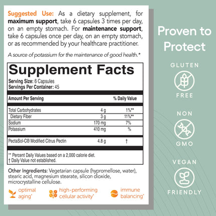 EcoNugenics PectaSol MCP – 270 Capsules for Total-Body Health & Immune Support