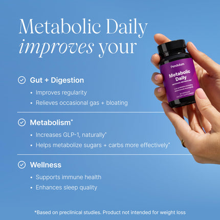 Pendulum Metabolic Daily Probiotic for Metabolism & Energy | 30 Capsules