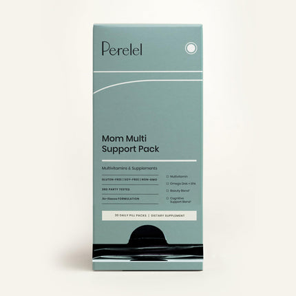 Perelel Mom Multi Pack – Postnatal Vitamins with Omega-3 DHA/EPA, Iron & Collagen