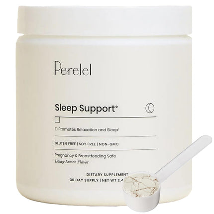 Perelel Sleep Support Magnesium Powder Blend — Lemon Balm, Honey Lemon Flavor