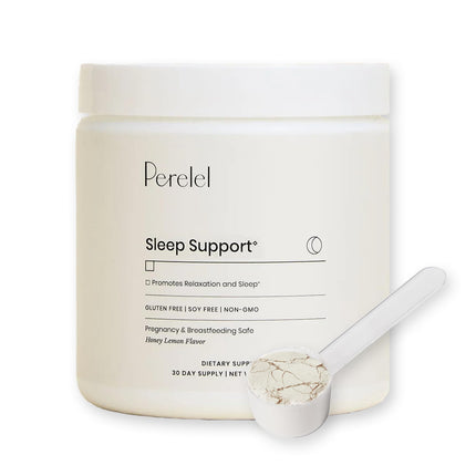 Perelel Sleep Support Magnesium Powder Blend — Lemon Balm, Honey Lemon Flavor