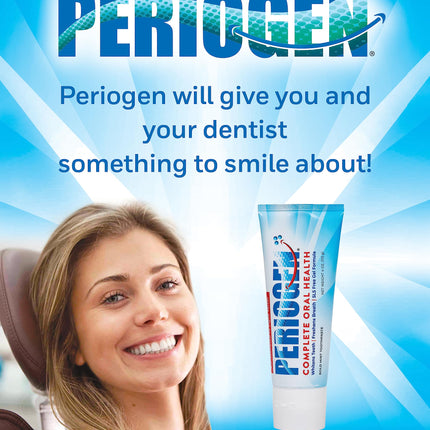 Periogen Tartar Control Toothpaste – SLS Free, Enamel Safe, Whitening Gel