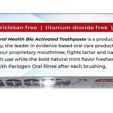 Periogen Toothpaste 2-Pack – SLS Free, Tartar & Plaque Control