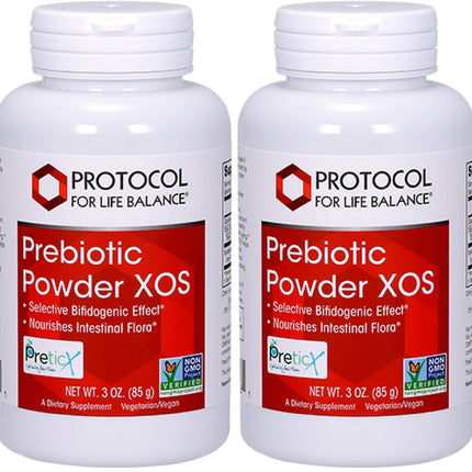 Protocol for Life Balance Prebiotic Powder XOS – 1.55g per Serving | Gut Health & Intestinal Flora | Kosher & Non-GMO | 3 oz (Pack of 2)