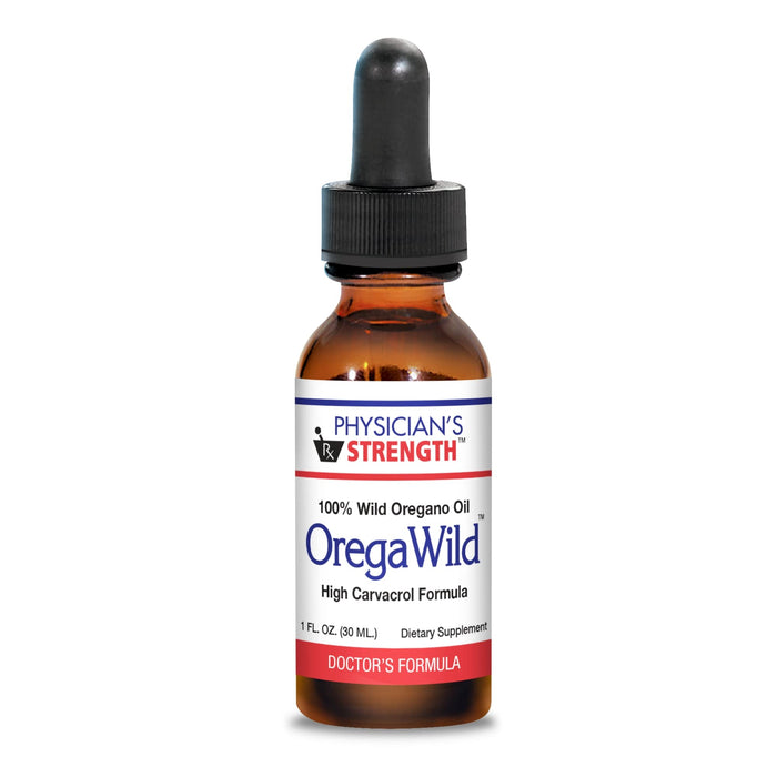 Physician's Strength OregaWild – 30 mL 100% Wild Oregano Oil | 432 Servings