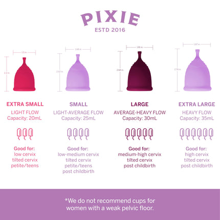 Pixie Cup - Soft, Safe Reusable Menstrual Cup | 100% Medical-Grade Silicone | Buy One, Give One