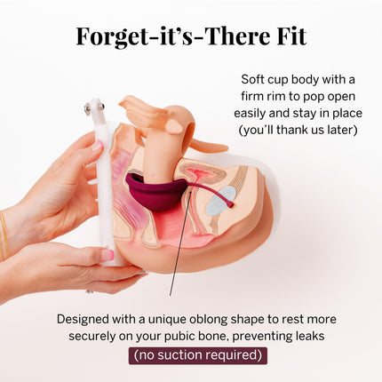 Pixie Menstrual Disc — 100% Medical-Grade Silicone, Ranked #1 Tampon Alternative, 12-Hour Wear, 3-Tampon Capacity (Small)