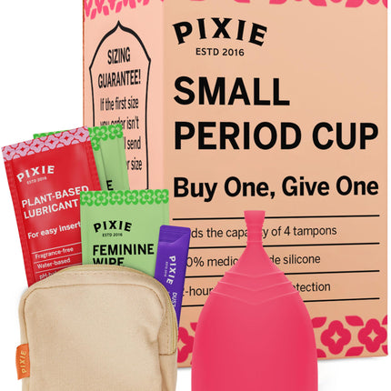 Pixie Cup - Soft, Safe Reusable Menstrual Cup | 100% Medical-Grade Silicone | Buy One, Give One
