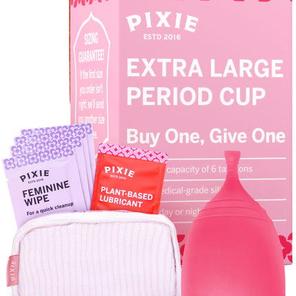Pixie Cup Extra Large – Soft, Safe Reusable Menstrual Cup | 100% Medical-Grade Silicone