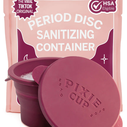 Pixie Cup Compact Sterilizer for Menstrual Cups | Microwaveable & Collapsible
