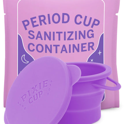 Pixie Cup Compact Sterilizer for Menstrual Cups — Microwave Safe & Portable