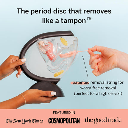 Pixie Menstrual Disc — 100% Medical-Grade Silicone, 12-Hour Wear, 3-Tampon Capacity