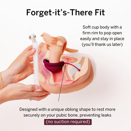 Pixie Menstrual Disc — 100% Medical-Grade Silicone, 12-Hour Wear, 3-Tampon Capacity