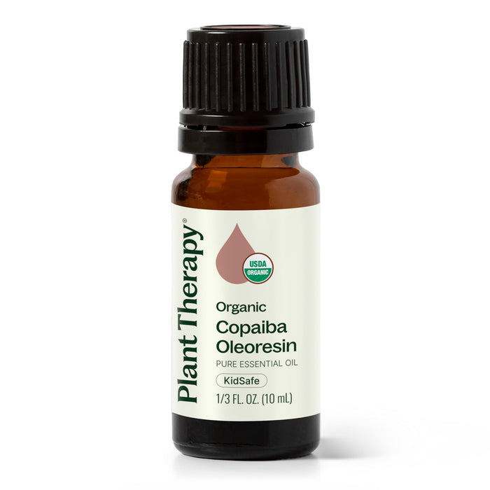 Plant Therapy Copaiba Oleoresin Organic Essential Oil – 100% Pure (10 mL)