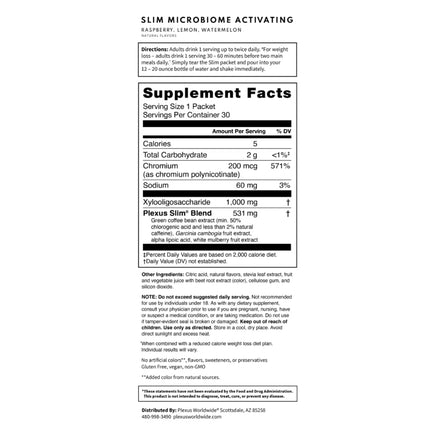 Plexus Slim Microbiome Activating (2 Pack) – Prebiotic Drink Mix
