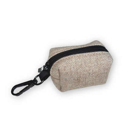Poo Bag Holder - Tweed Brown