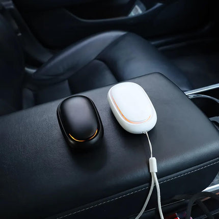Portable Waterless Essential Oil Diffuser — Battery-Operated, Travel-Sized (Black) for Car, Home & Office