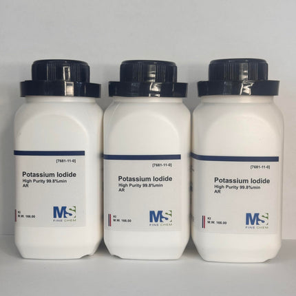Potassium Iodide Crystals/Powder – High Purity 300 g (3x100 g bottles)