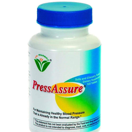Vita Pharmica PressAssure 120 Tablets – Natural Blood Pressure Support