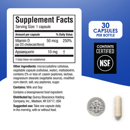 Prevagen Regular Strength - 90 Capsules (3 Month Supply) | Apoaequorin + Vitamin D3 | 7-Day Pill Minder