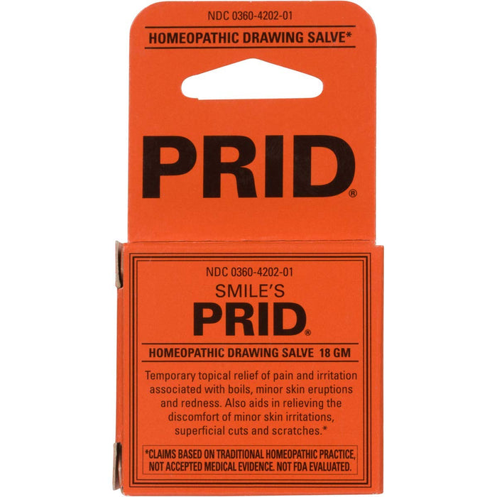 Smile's Prid Homeopathic Drawing Salve 18 g – Pack of 2 (4 Units Total)
