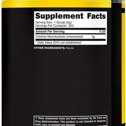Primaforce Creatine Monohydrate Powder – 1 KG Micronized | Gluten Free