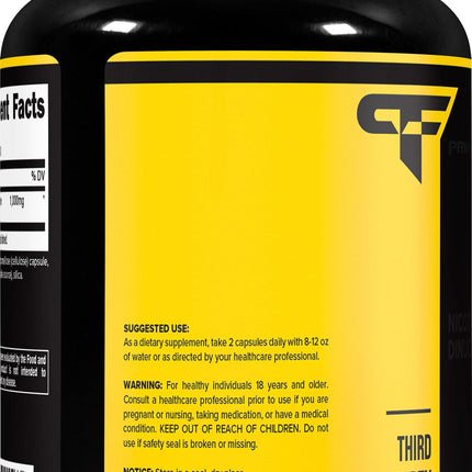 Primaforce NAD+ 1000 mg Supplement - 120 Capsules (60 Servings) | Nicotinamide Adenine Dinucleotide