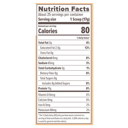 Primal Kitchen Peanut Butter Flavor Collagen Fuel Drink Mix 14.3 oz
