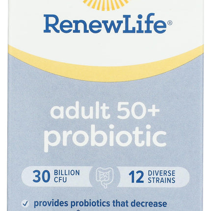 PROBIOTIC 30B UF | Renew Life Ultimate Flora 50+ Probiotic, 60 Ct