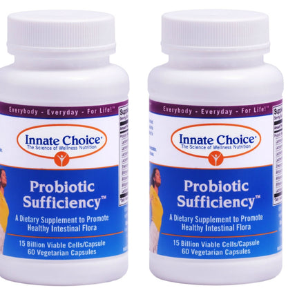 Probiotic Sufficiency - 2 Pack | 15 Billion CFU Probiotic Capsules