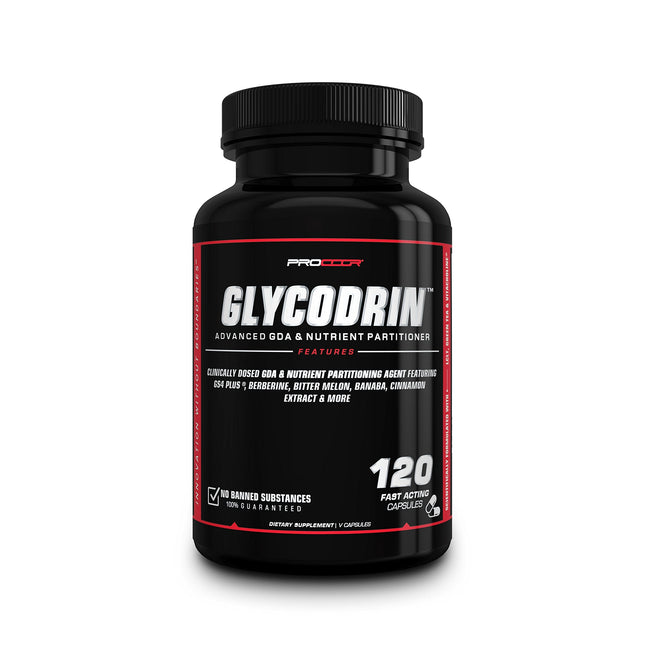 PROCCOR GLYCODRIN GDA with Berberine, Cinnamon, Banaba — 120 V Capsules, Gelatin-Free