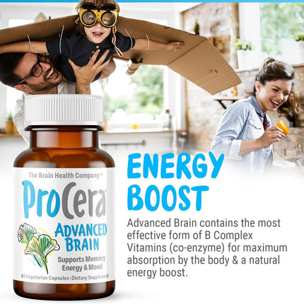 Procera Advanced Brain - Fast Acting (60 Count) | Improve Memory, Focus & Clarity