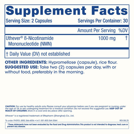 ProHealth NMN Pro 1000 | Clinically Studied Uthever NMN — NAD+ Precursor | USA Made