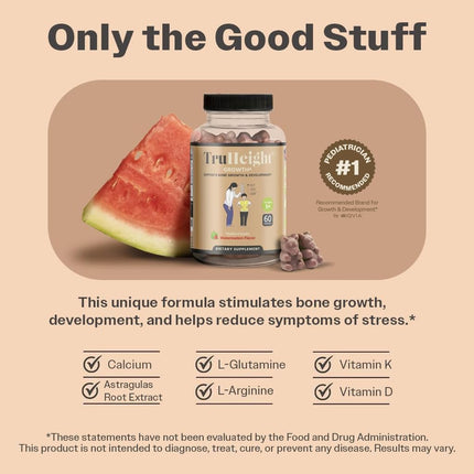 ProHeight TruHeight Growth Gummies – Watermelon for Kids & Teens