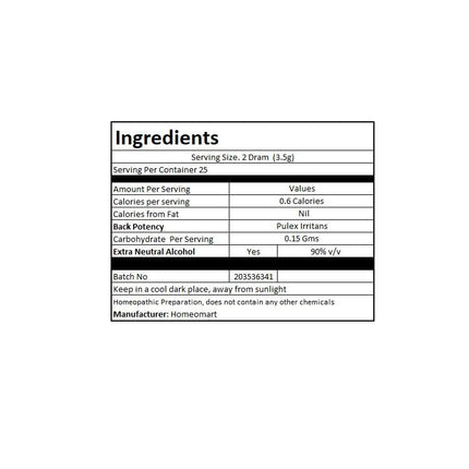 Pulex Irritans Homeopathy Pellets 200C Potency – Pack of 2 | Homeomart