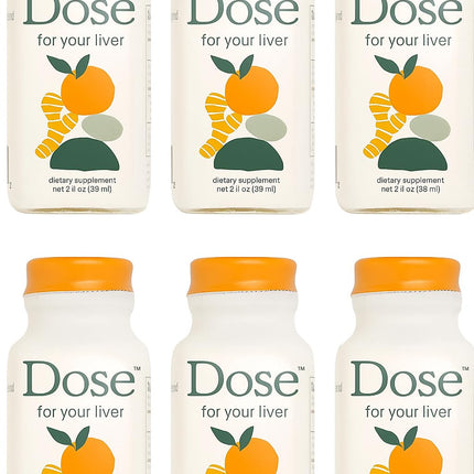 Pulpito Liver Cleanse Detox Shots 6-Pack – 2oz Herbal Wellness with Milk Thistle, Turmeric & Dandelion