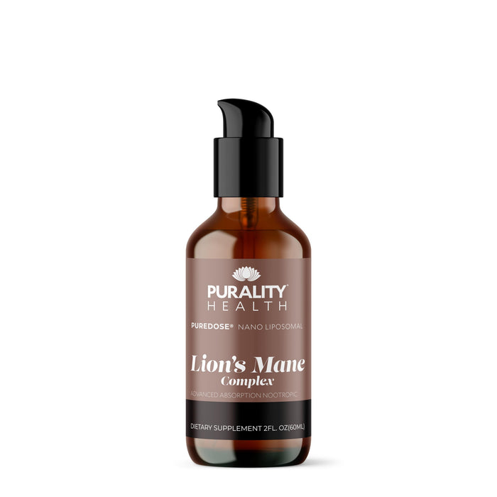 PURALITY HEALTH Lion's Mane Complex - Nano Liposomal Brain Support