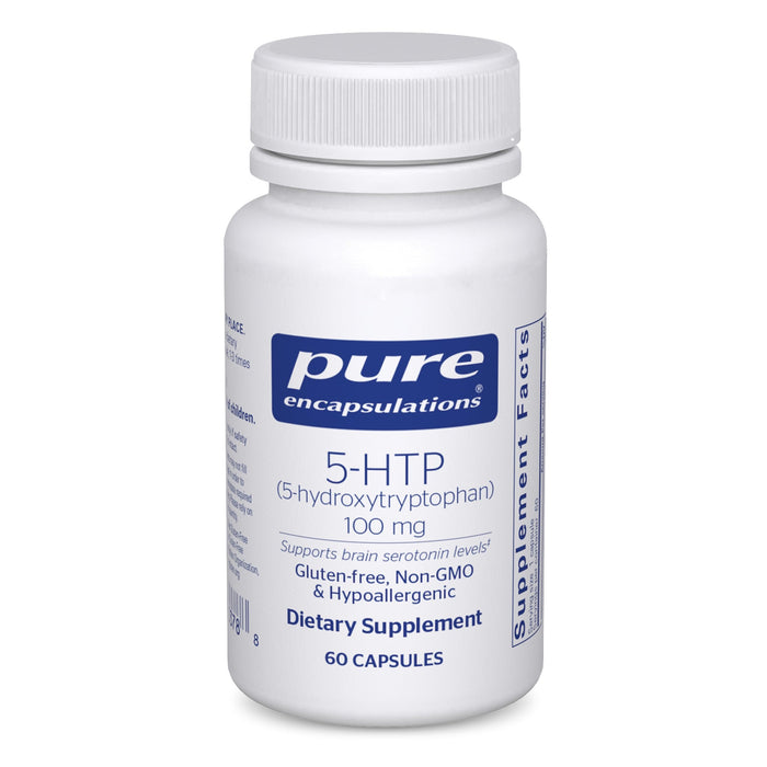 Pure Encapsulations 5-HTP 100 mg – Brain Health, Sleep & Appetite Support | Gluten Free & Non-GMO | 60 Capsules
