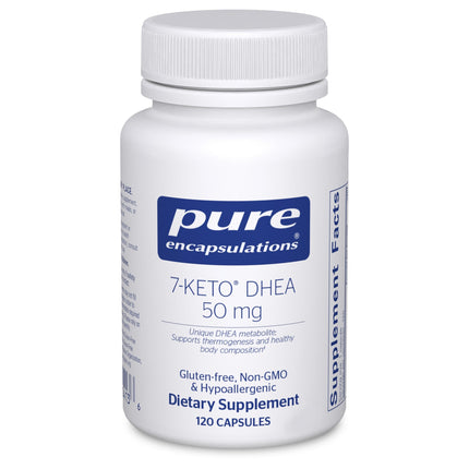 Pure Encapsulations 7-Keto DHEA 50 mg | Supports Thermogenesis & Healthy Body Composition | 120 Capsules