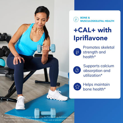 Pure Encapsulations +Cal+ with Ipriflavon – Skeletal Support Calcium & Mineral Supplement | 210 Capsules