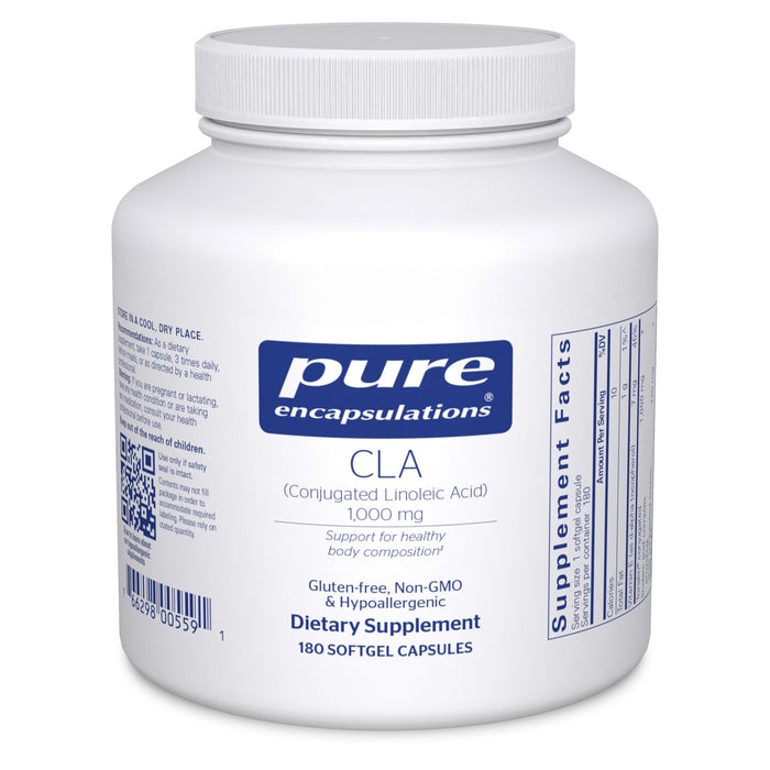 Pure Encapsulations CLA (Conjugated Linoleic Acid) 1,000 mg | Supports Healthy Body Composition with Exercise | 180 Softgel Capsules