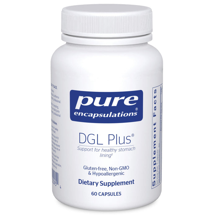 Pure Encapsulations DGL Plus – Gut Health Supplement | 60 Capsules