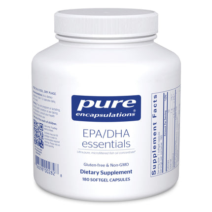 Pure Encapsulations EPA/DHA Essentials – Premium Fish Oil with EPA & DHA for Heart, Brain & Joints – 180 Softgels