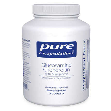Pure Encapsulations Glucosamine Chondroitin with Manganese – Joint Support, Cartilage Health & Mobility | 360 Capsules