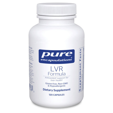 Pure Encapsulations LVR Formula | Hypoallergenic Liver Health & Antioxidant Support | 120 Capsules