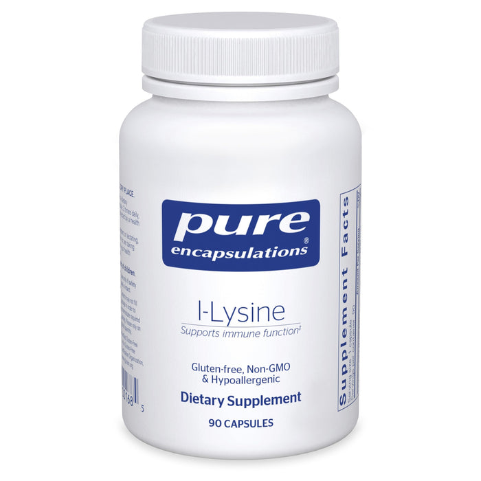 Pure Encapsulations L-Lysine - Essential Amino Acid for Immune Support & Gum/Lip Health* | 90 Capsules