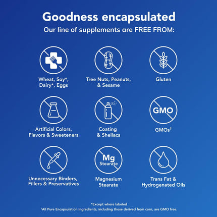 Pure Encapsulations Magnesium Glycinate (180 Caps) – Stress, Sleep & Heart Health