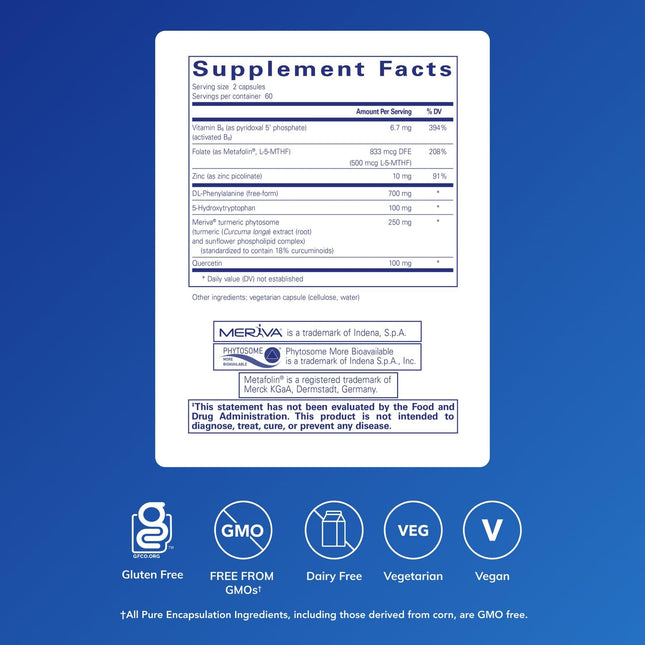 Pure Encapsulations NeuroPure | Hypoallergenic Calm & Stress Support | 120 Capsules
