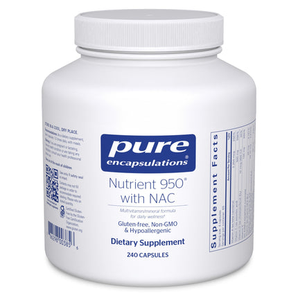 Pure Encapsulations Nutrient 950 with NAC | Immune Support & Daily Wellness | 240 Capsules